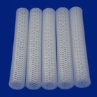 LFGB Approved Transparent Polyster Braided Silicone Tubing For Food Machine